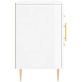  Komoda sjajna bijela 100x36x60 cm od konstruiranog drva | shoptok.hr