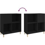 Ormarić za ploče crni 84,5 x 38 x 89 cm od konstruiranog drva | shoptok.hr