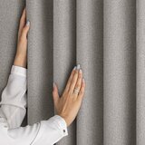 Restilo CORITA curtain, beige, plain, classic/modern style, multifunctional tape, material: textured fabric with blackout effect, 140 x 160 cm | shoptok.hr