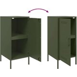 vidaXL Komoda olivno zelena 36x39x79 cm hladno valjano jeklo | Shoptok.si