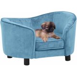 SOFA za pse tirkizna 69 x 49 x 40 cm plišana | shoptok.hr