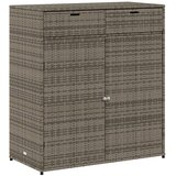 Furnova Vrtna omara za shranjevanje siva 105x55x113 cm poli ratan, (21948474) | Shoptok.si