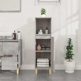  Kupaonski ormarić sivi hrast 30x30x100 cm konstruirano drvo Siva | shoptok.hr