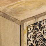  Bočni ormarić 90 x 33 x 75 cm od masivnog drva manga | shoptok.hr