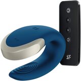 Satisfyer vibrator za parove - Double Love, plavi | shoptok.hr