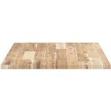vidaXL Površina za umivaonik neobrađena 100x50x2 cm od drva bagrema | shoptok.hr