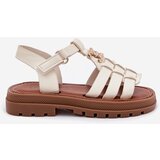 Boto Girls Sandals With Decorative Detail Beige Serina | ePonuda.com