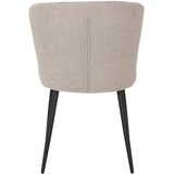 Livetastic STOL S ŠTIRIMI NOGAMI, les, kovina, tekstil rjavosiva | Shoptok.si