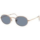 Ray-ban Oval RB3547 9202S2 Polarized L (54) Roza/Modra Cene