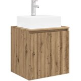vidaXL Umivalnik s pritrditev na steno Artisan hrast, (5000245609) | Shoptok.si