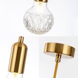 Toolight stropna viseća svjetiljka jednostruka retro zlato APP649-1CP | shoptok.hr