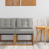  Vanjska srednja sofa Masivno drvo akacije i tekstilna tkanina | shoptok.hr