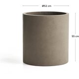Kave Home Betonski okrasni cvetlični lonec ø 52 cm Aiguablava – | Shoptok.si