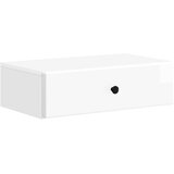 Stolna montirana na zid Bijela visokog sjaja 59 x 34,5 x 17 cm | shoptok.hr