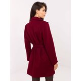 RUE PARIS Coat-IT-EN-A9590.85-burgundy | Shoptok.si