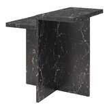 CosmoLiving by Cosmopolitan Črna mizica v marmornem dekorju 56x56 cm Brielle – | Shoptok.si