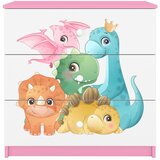  Dječja komoda - DINOSAURI - bijela | shoptok.hr
