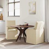  Trpezarijske stolice 2 pcs Krema 57 x 67 x 98 cm tkanina | shoptok.hr