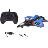  LED dron u obliku borbenog aviona na daljinsko upravljanje, plavi | shoptok.hr