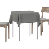  Tkanina za stol 5 kom. Pravokutni Svjetlosiva 140 x 140 cm | shoptok.hr