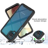 Techsuit Defense360 Pro + zaščita zaslona – Samsung Galaxy A12 – črna | Shoptok.si