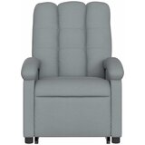  Naslonjač na podizanje od tkanine svjetlosivi | shoptok.hr