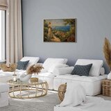  Slika - Nostalgic impression - a pensive woman contemplating 60x40 U prirodnom drvenom okviru | shoptok.hr