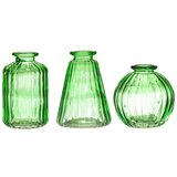 Sass & Belle Set od 3 zelene staklene vaze Bud Cijene
