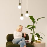 Sollux Obesna svetilka HALO 3P olivno zelena, (5000352295) | Shoptok.si