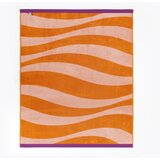 Stefan Plažni peškir narandzasti talas 90 cm x 180 cm | ePonuda.com