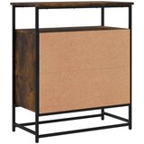 vidaXL Komoda boja dimljenog hrasta 69 x 35 x 80 cm konstruirano drvo | shoptok.hr