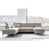 Miuform Bež raztegljiva kotna sedežna garnitura (levi kot/v obliki črke "U") Charming Charlie – | Shoptok.si