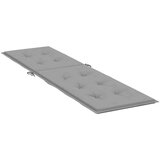 vidaXL Jastuk za ležaljku sivi (75 + 105) x 50 x 3 cm | shoptok.hr