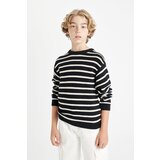 Defacto boy's Crew Neck Striped Sweater Cene