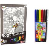  Puzzles to colour 500 pieces Fish Ocean Cene
