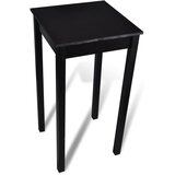 vidaXL Barska miza MDF črna 55x55x107 cm Cene