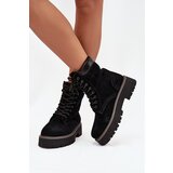 Big Star Suede women s work boots laced Cene