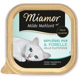  Varčno pakiranje: Miamor Milde Mahlzeit 24 x 100 g - Čista perutnina & postrv | shoptok.hr