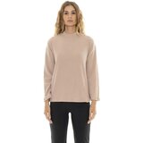 Leone 1947 Puloverji Woman Rib High Collar Relaxed Rumena Cene