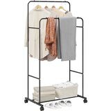  Stalak za odjeću Jednobojno Crna 80 x 53 x 156 cm | shoptok.hr