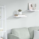  Stenska polica Beli marmor 40 x 23,5 x 4 cm Konstruiran les, (5000200782) | Shoptok.si