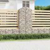 vidaXL Obokana gabonska košara 100x50x220/240 cm pocinkano železo Cene