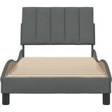vidaXL Okvir za krevet bez madraca tamnosivi 90x200 cm od tkanine | shoptok.hr