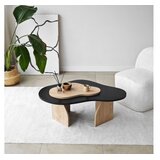Hanah home Club sto Melted, 105x35x65 cm, Bež-crni | Eponuda.ba
