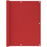 vidaXL Balkonsko platno rdeče 120x300 cm HDPE, (20693011) | Shoptok.si