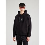 Armani Exchange Sweater majica crna / bijela | shoptok.hr