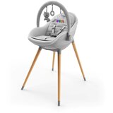 Kinderkraft Stolček za hranjenje Fini UP 3v1, siv | Shoptok.si