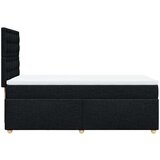 Box spring krevet s madracem crni 80 x 200 cm od tkanine | shoptok.hr