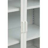 Premier Housewares Bela jeklena vitrina 75x150x35 cm Acier – | Shoptok.si