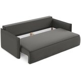 Makamii Temno siva žametna raztegljiva/s prostorom za shranjevanje sedežna garnitura 225 cm Hula – | Shoptok.si